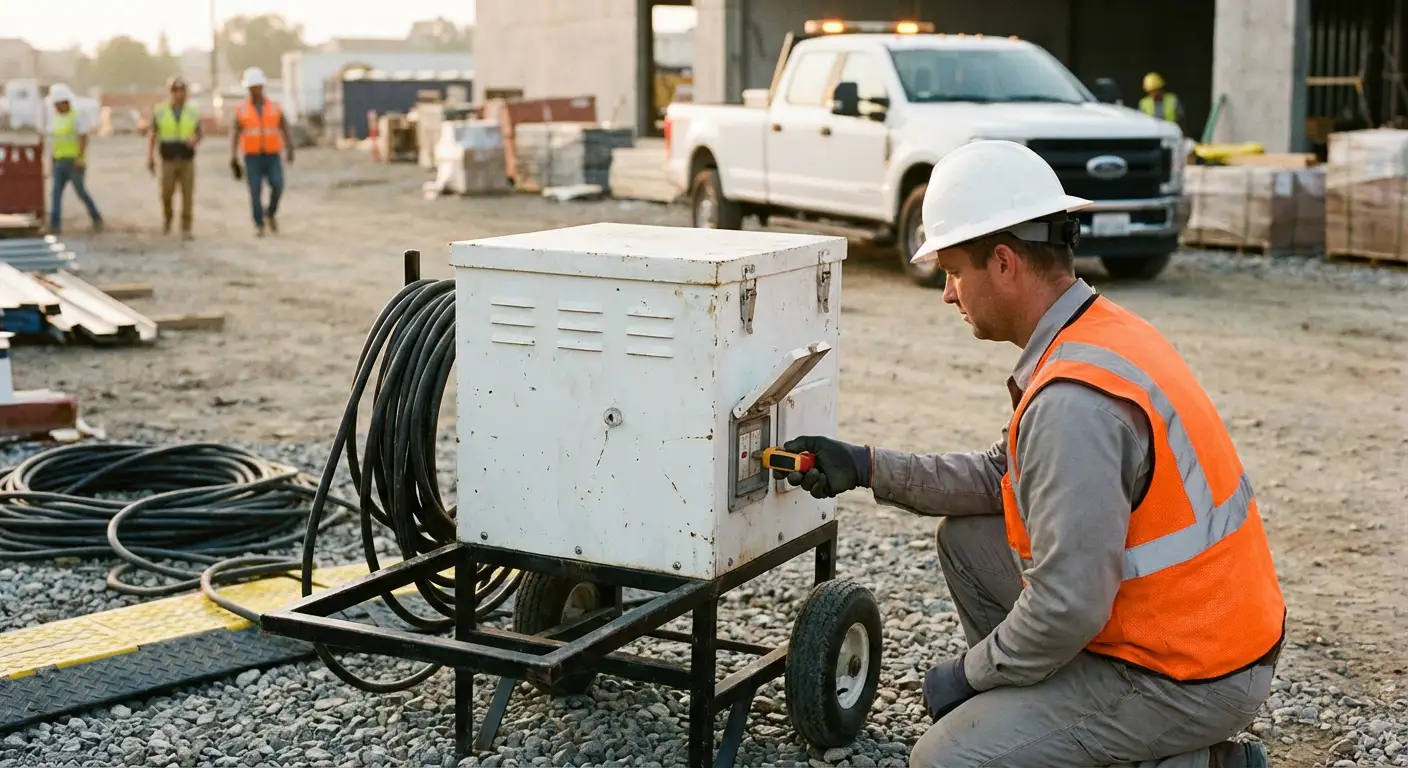 Safety inspection in progress in Santee, CA